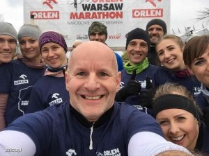 Policyjni uczestnicy maratonu